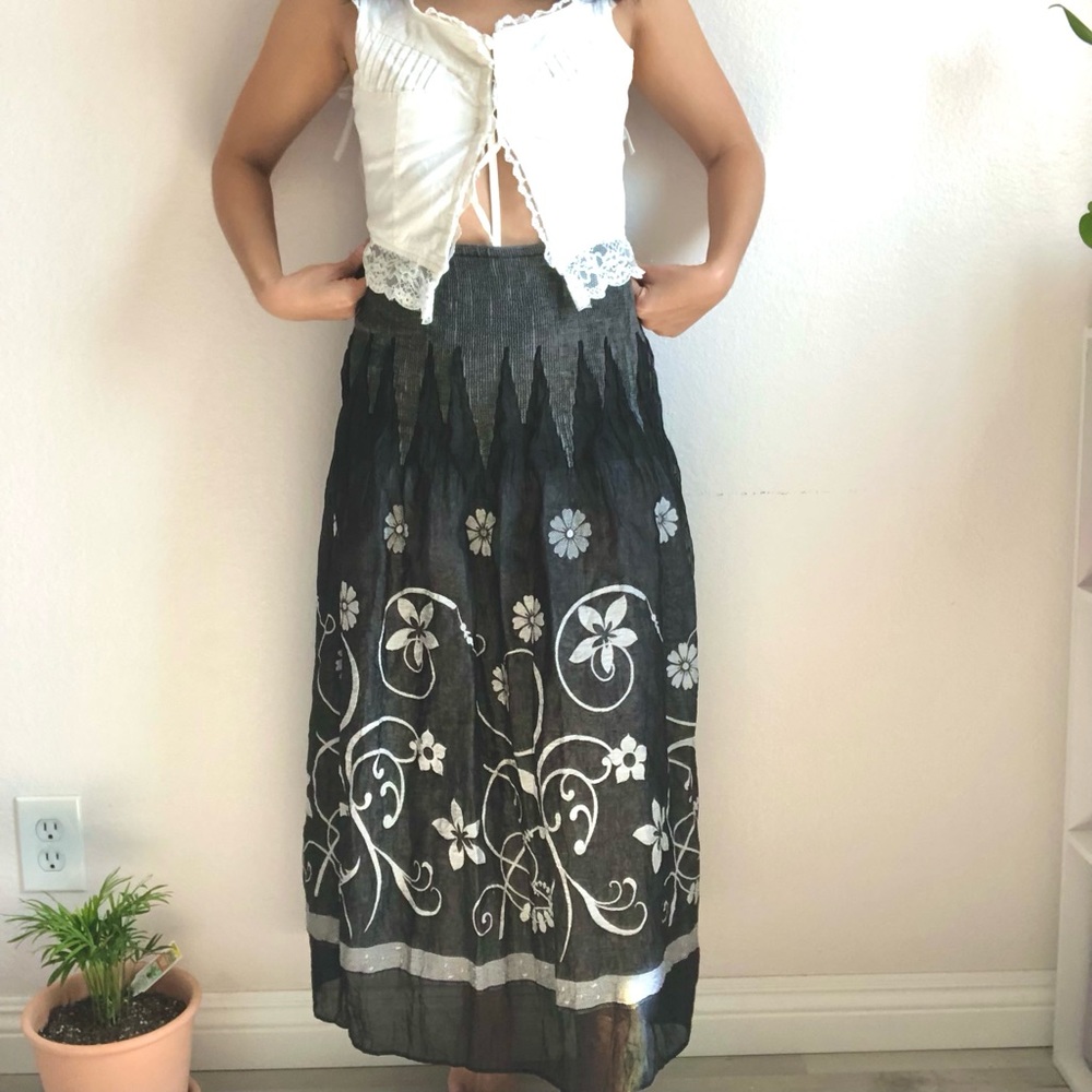 y2k smocked tube dress